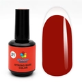 База для ногтей Bloom Strong Color №21 красный, 15 мл Bl/6017