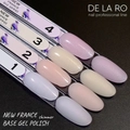База для ногтей Delaro New France shimmer 04 (средней вязкости), 12 мл Del/BNF04