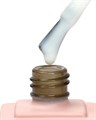 База для ногтей E.MiLac №2 Fiber Base Gel Milk, 15 мл LAFBGM15 - фото 497417