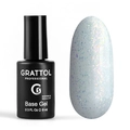 База для ногтей Grattol Rubber Base Glitter 10, 9 мл GTGB10