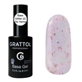 База для ногтей Grattol Rubber Base Glitter 22, 9 мл GTGB22
