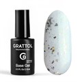 База для ногтей Grattol Rubber Base Glitter 9, 9 мл GTGB9 - фото 497876