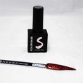База для ногтей Sakura камуфлирующая с хлопьями Юки BAS089, 9 мл BAS089