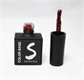 База для ногтей Sakura камуфлирующая с хлопьями Юки BAS089, 9 мл BAS089 - фото 499098