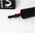 База для ногтей Sakura камуфлирующая с хлопьями Юки BAS089, 9 мл BAS089 - фото 499099