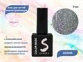 База для ногтей Sakura светоотражающая с хлопьями Юки BAS085, 9 мл BAS085 - фото 499154