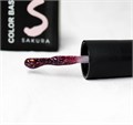 База для ногтей Sakura светоотражающая с хлопьями Юки BAS088, 9 мл BAS088 - фото 499190
