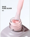 База для ногтей Ta2 Pure Silver №003, камуфлирующая с поталью, 9 мл TA2-BPS03