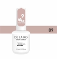 Базовое покрытие BASE Delaro Rubber Camouflage Nude tone 09, 15 мл Del/CNT09-15