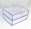 Бокс для хранения с выдвижными ящиками, прозрачный, 17,5х13х9,5 см kt/V44T - фото 500758