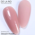 Гель для ногтей Delaro моделирующий однофазный Desert Flower, 15 г Del/MgDF15