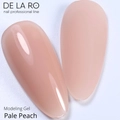Гель для ногтей Delaro моделирующий однофазный Pale Peach, 15 г Del/MgPPe15