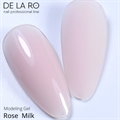Гель для ногтей Delaro моделирующий однофазный Rose Milk, 15 г Del/MgRM15 - фото 502834