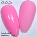Гель для ногтей Delaro моделирующий однофазный Strawberry Cream, 15 г Del/MgSwC15 - фото 502883
