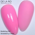 Гель для ногтей Delaro моделирующий однофазный Strawberry Cream, 15 г Del/MgSwC15