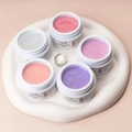 Гель для ногтей ruNail моделирующий с хлопьями Юки BUILDER UV GEL YUKI №8562, 15 г 8562