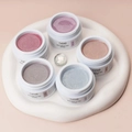 Гель для ногтей ruNail моделирующий с хлопьями Юки BUILDER UV GEL YUKI №8562, 15 г 8562