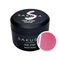 Гель для ногтей Sakura однофазный камуфлирующий Camouflage Nude Rose, 14 г suc2/14. - фото 504114