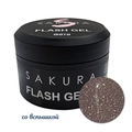 Гель для ногтей Sakura светоотражающий Flash G010, 13 мл G010