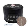 Гель для ногтей Sakura светоотражающий Flash G011, 13 мл G011