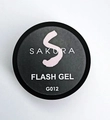 Гель для ногтей Sakura светоотражающий Flash G012, 13 мл G012