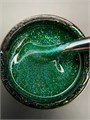 Гель для ногтей моделирующий самовыравнивающийся Опция, мерцающий зеленый, 15 мл 39204 - фото 504738