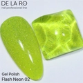 Гель лак Flash Neon 02 Delaro, 10 мл Del/Fn02