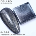Гель-лак Flash Silver Cat - New Version 09 Delaro, 10 мл Del/FSCnv09