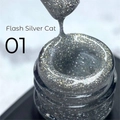 Гель-лак Flash Silver Cat 001, Delaro, 10 мл Del/FSC001