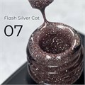 Гель-лак Flash Silver Cat 007, Delaro, 10 мл Del/FSC007