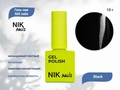 Гель-лак NIK nails Black, 10 г Nik/16002