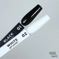 Гель-лак NIK nails Black, 10 г Nik/16002