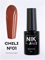 Гель-лак NIK nails Chili 01, 8 г Nik/12104 - фото 515251