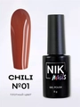 Гель-лак NIK nails Chili 01, 8 г Nik/12104