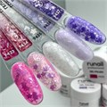 Гель-лак RuNail с фольгой и фигурными пайетками Гортензия №9433, 5 г 9433