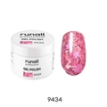 Гель-лак RuNail с фольгой и фигурными пайетками Гортензия №9434, 5 г 9434