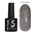 Гель-лак Sakura S123 светоотражающий с эффектом кошачий глаз, 8 мл S123 - фото 519434