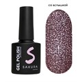 Гель-лак Sakura S124 светоотражающий с эффектом кошачий глаз, 8 мл S124 - фото 519443