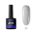 Гель-лак TNL Shine bright №01 - Серебряный луч, 10 мл 74450 - фото 522511