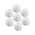 Декоративные элементы Мраморная симфония NEW (34 круглая, белая, 10 шт.) Д044-01-34 - фото 524242