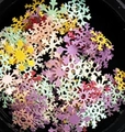 Дизайн Colored snowflake Снежинка bl/D6