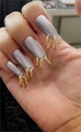 Дизайн для ногтей Zoo Nail Art - пирсинг, колечки золото, 1 г zn/1686
