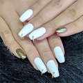 Дизайн для ногтей Zoo Nail Art - пирсинг, колечки золото, 1 г zn/1686
