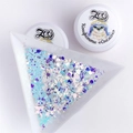 Дизайн для ногтей Zoo Nail Конфетти "Снежок" 1562, 1 г zn/1562