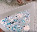 Дизайн для ногтей Zoo Nail Конфетти "Снежок" 1562, 1 г zn/1562