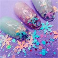 Дизайн для ногтей Zoo Nail Конфетти "Снежок" 1566, 1 г zn/1566 - фото 524708