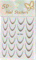 Дизайн для ногтей, наклейки 5D "Французский маникюр", серый SD-1931 - фото 524849
