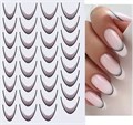 Дизайн для ногтей, наклейки 5D "Французский маникюр", серый SD-1931 - фото 524850