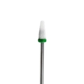 Керамическая фреза 3/32 Umbrella C грубая (зеленая) насечка, Ø0,4 см, конус закругленный  km/ZL037