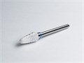 Керамическая фреза Robin Nails 3/32 C ST(C) средняя (синяя) насечка, Ø0,6 см, конус закругленный  gr/TC133ST - фото 529485